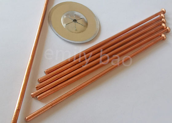 Pini di saldatura di CD Stud-3mm di isolamento in rame con estremità piatta