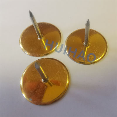 12 ga X 1 1/2 &quot;Pini di saldatura a testa di tazza con testa isolata di 30 mm