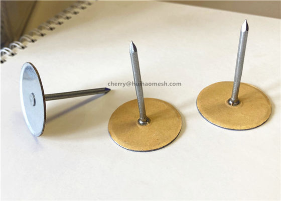1" Cup Head Weld Pins Air Ducting Isolation Fasteners per il rivestimento, il rivestimento e l'isolamento dei condotti