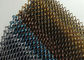 drappi della bobina del metallo colorati alluminio di 10mm x di 1,2 Decoraive per la tenda di doccia della rete metallica