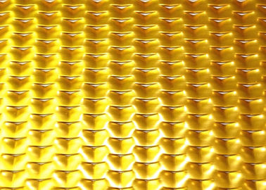 Rete metallica stirata triangolare in alluminio per assorbimento acustico