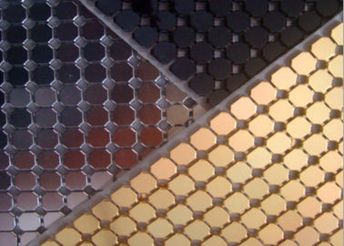4 mm di colore dorato di alluminio seghe di metallo maglia per decorazioni alberghiere