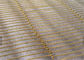 Tenda flessibile della maglia del metallo decorativo, rete metallica di rame della divisione del metallo