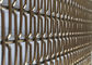 Rete metallica decorativa della corda dell'acciaio inossidabile, maglia bronzea di arte per l'elevatore Corridoio