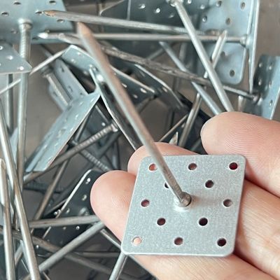1&quot; nastro perforato GI Acciaio Isolazione Ancoraggio Pini con unghie di filo ricoperto morbido
