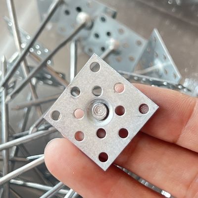 1&quot; nastro perforato GI Acciaio Isolazione Ancoraggio Pini con unghie di filo ricoperto morbido