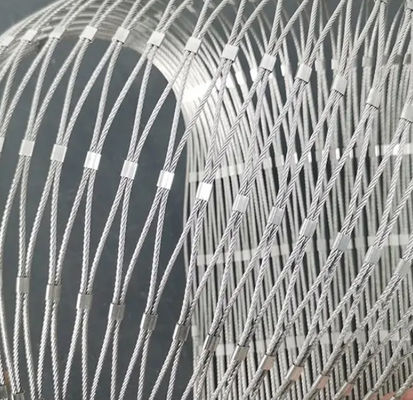 Architettura flessibile 2' x 2' SS304 Rope Mesh per la sicurezza