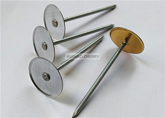 Pini di isolamento della testa della tazza in acciaio galvanizzato da 2,7 mm applicati con un saldatore a scarico di condensatore