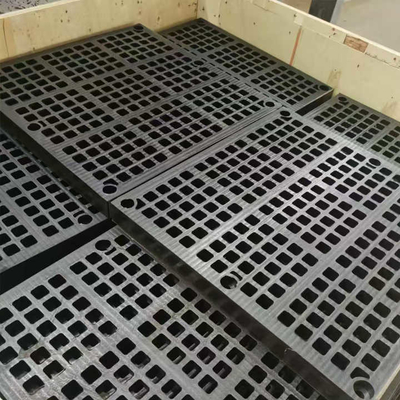 Modulo Deck Media Rubber Vibrating Screen Mesh per l'applicazione del minerale Anti-intasamento