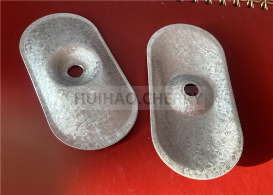 Galvalume Acciaio Placca di cucitura metallica 82x40mm fissaggio del tetto