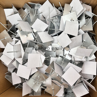 2.7mm Glavanized Steel Self Adhesive Isolation Stick Pins Fixing Rock Wool Layer