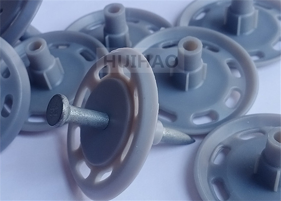 Perno singolo CR9P con rondella in plastica da 35 mm per calcestruzzo 30 mm, 40 mm, 50 mm