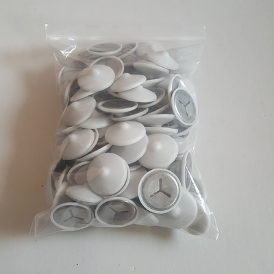 Clip di isolamento autobloccanti in acciaio con copertura in plastica per fissaggio isolamento, perni di saldatura