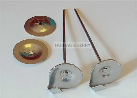 4 1⁄2" x 14 gauge Ancoraggi di legatura in acciaio inossidabile per pad isolanti rimovibili