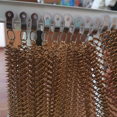 Divisorio Spazio Tenda a Bobina in Acciaio Alluminio Personalizzato Filo 0.8mm
