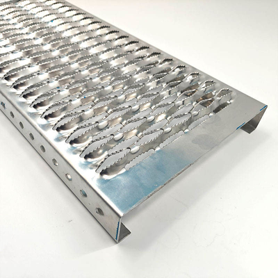Pannello grigliato di sicurezza zincato 182-356mm Larghezza Pavimentazione Industriale