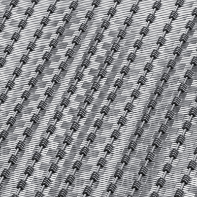 Tessuti metallici a maglia decorativa per rivestimenti per ascensori