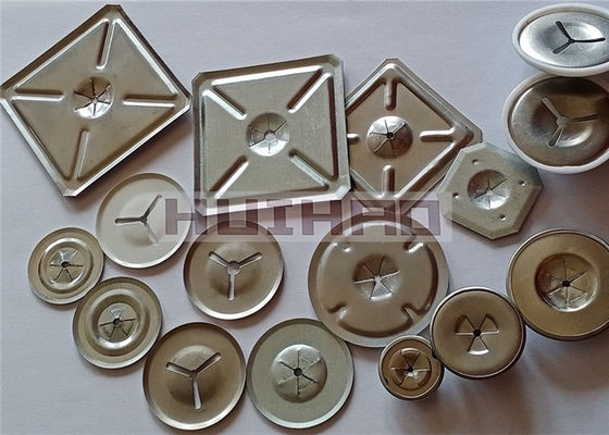 Acciaio inossidabile quadrato auto-bloccante lavatrici 2-1/2 "utilizzati per fissare i perni di isolamento