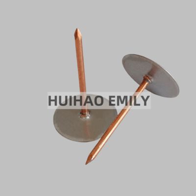 Perni di saldatura a testa tazza in acciaio zincato da 50 mm per fissare l'isolamento all'interno di fabbricati