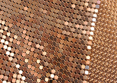 Tessuto di pacco di metallo di alluminio flessibile da 3 mm per decorazioni d'interni