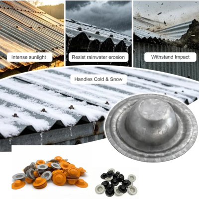 Tappo a vite in metallo Galvalume per viti per coperture utilizzate negli elementi di fissaggio per coperture in acciaio ondulato