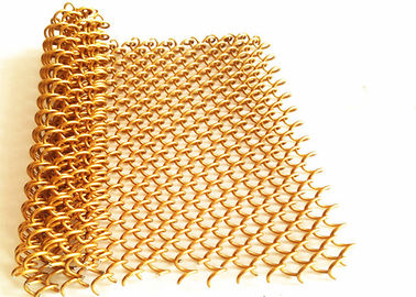 Tende in maglia di metallo di alluminio, tende di sicurezza con tracce diverse
