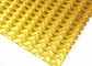 Rivestimento 1200MMX3000MM della parete della maglia in espansione alluminio di colore dell'oro finito PVDF