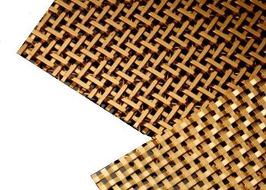 Griglia di metallo architettonica placcata in bronzo per armadi e rivestimenti