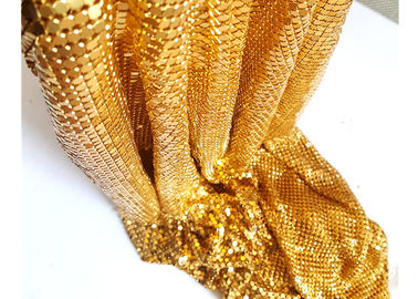 4 mm di colore dorato di alluminio seghe di metallo maglia per decorazioni alberghiere