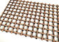Le griglie decorative della maglia metallica di progettazione di Risonanza scelgono pianamente il tessuto della griglia del cavo della piegatura