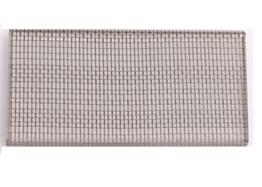 Vetro laminato con tessuto a rete metallica dorata