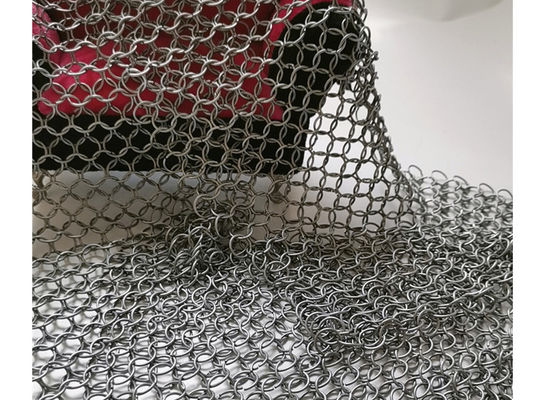 Tipo di tessuto Cartone Acciaio anello rotondo maglia cintura anello a catena