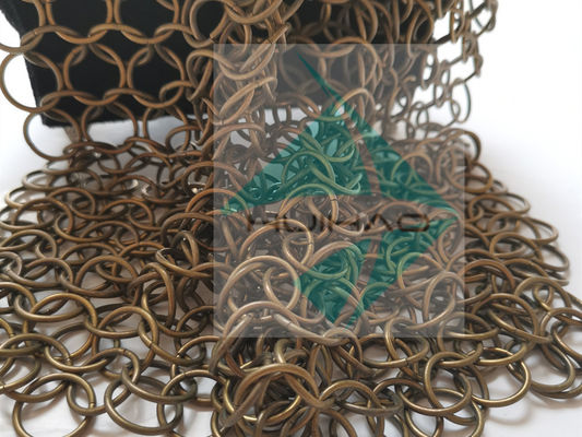 2mm 20mm Tenda divisoria a rete metallica per decorazione