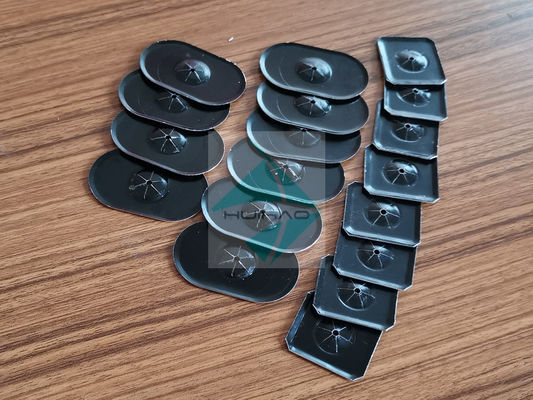 Clip in alluminio per pannelli solari per il fissaggio della rete saldata solare