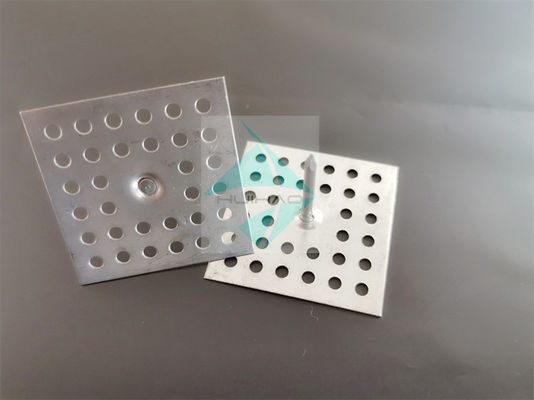 Fissaggio per isolamento di base perforato "Quadrato 2" per lana di vetro su parete