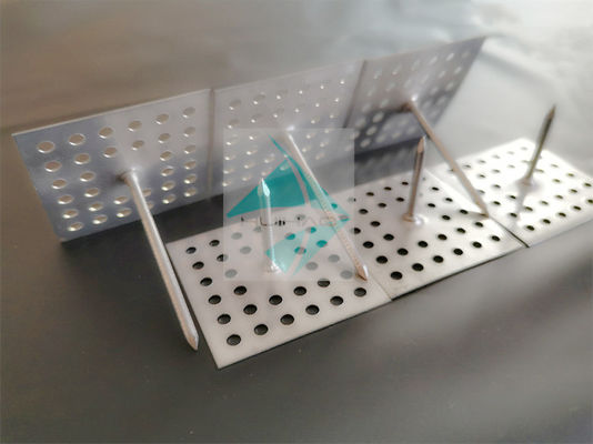 Fissaggio per isolamento di base perforato "Quadrato 2" per lana di vetro su parete