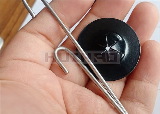 clip dipinte nere della ranella di bloccaggio di auto di 38mm per riparare cavo Mesh Screening To Solar Panels