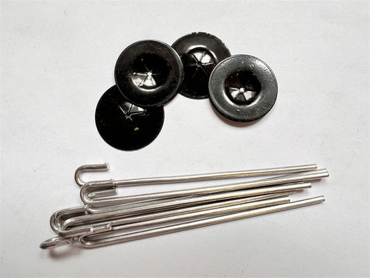 Saldatura di fosfatizzazione di alluminio Mesh Fasteners For Pigeon Proofing del pannello solare del gancio di 38mm