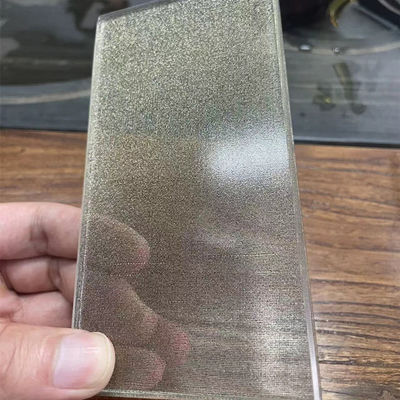 Vetro laminato di PVB del film dell'anti tessuto su ordinazione di protezione antincendio con la rete metallica di filo di rame