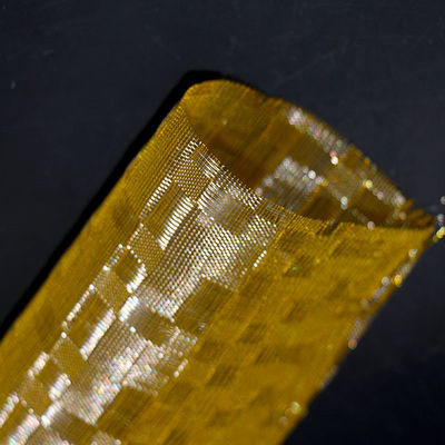 Mesh Pattern Designer tessuto Art Laminated Glass Interlayer Bronze