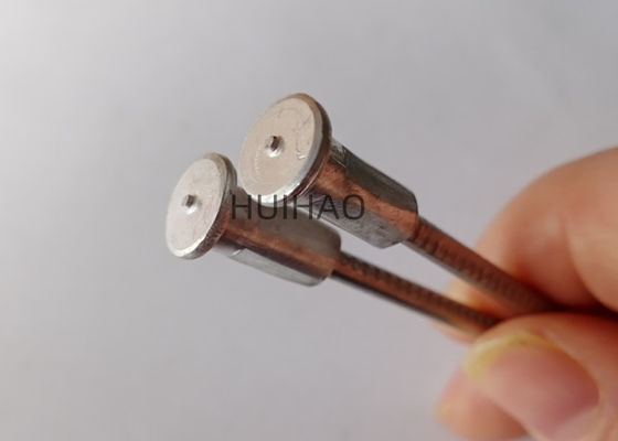 3 x 75 mm CD bi-metallici saldature con pin a testa contundente con base in alluminio