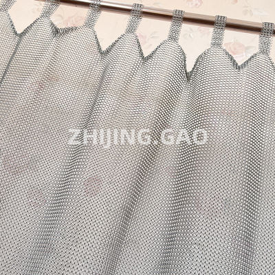 Dimensione dell' anello 7mm Colore argento Tab Top Ring Mesh Curtain