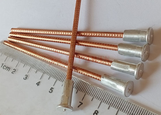 3x90mm Acciaio rivestito di rame Bi-metallico CD Pini di saldatura con base di saldatura in alluminio