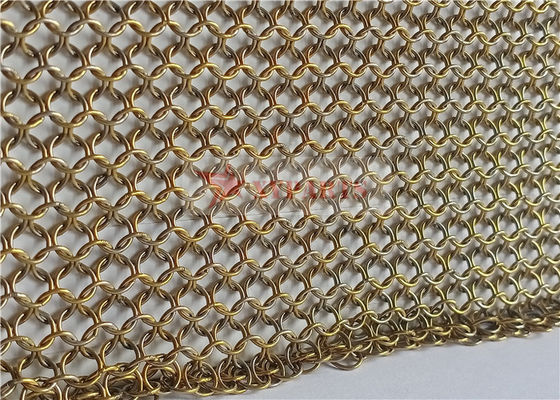 acciaio inossidabile delle tende della rete metallica di Chainmail di 12mm per progettazione esteriore