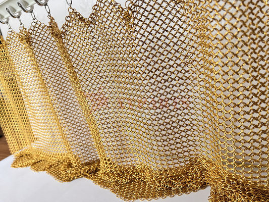 Tenda da appendere in maglia di acciaio inossidabile da 12 mm per rivestimento di pareti esterne
