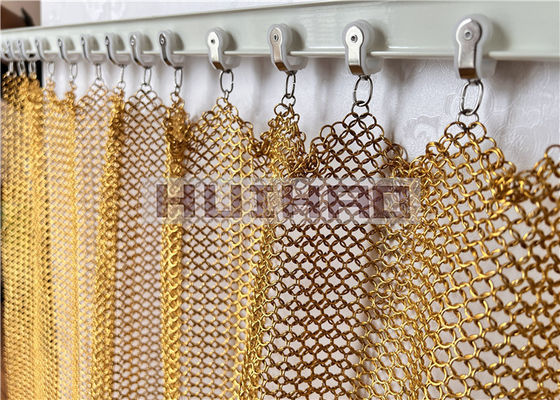 Acciaio inossidabile 1.2x10mm Metal Ring Mesh per decorazioni esterne