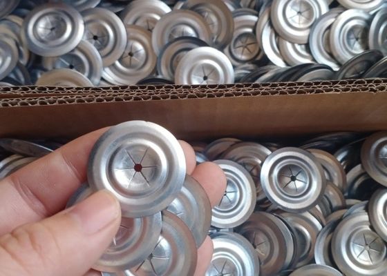 Lavatrice di isolamento rotonda in acciaio galvanizzato da 30 mm con bordo a guinzaglio