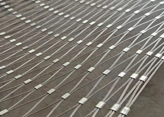 Inossidabile 304 Flessibile Tessuto Rope Mesh per la sicurezza di recinzione manubrio