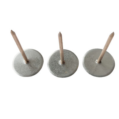 12 Ga x 70 mm Testa di coppa in acciaio galvanizzato per isolamento dei condotti HVAC