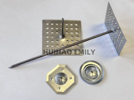 Pini di isolamento di base perforati in acciaio inossidabile da 12 Ga per sistemi HVAC
